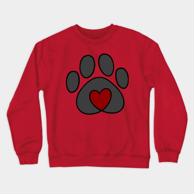 Pet Love Grey Crewneck Sweatshirt by Saramation